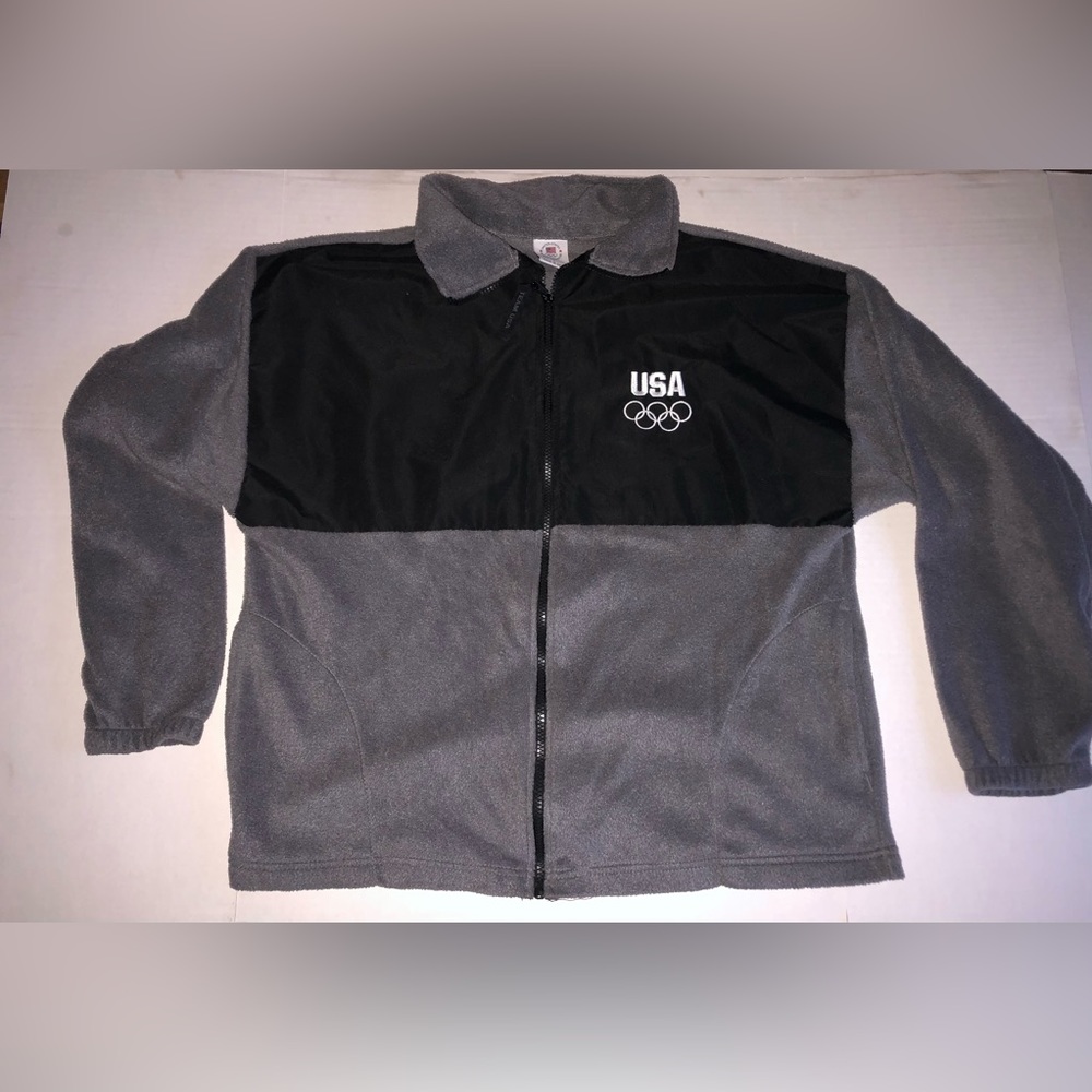 Team USA Olympic Fleece Zip Up Jacket Women’s Large